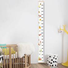 Régua de altura suspensa para crianças, gráfico de crescimento de tela decorativo para parede de quarto infantil 2024 - compre barato