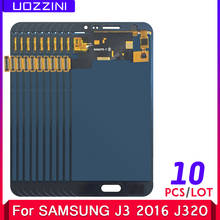 10 шт./партия 100% тестирование ЖК-дисплей Замена для samsung Galaxy J3 2016 J320 J320F J320H ЖК-дисплей Дисплей кодирующий преобразователь сенсорного экрана в сборе 2024 - купить недорого