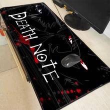 Mairuige 900*400*3mm frete grátis mousepad anime death note com bloqueio de alta velocidade impressão de desenhos animados tamanho grande mouse pad jogo xl 2024 - compre barato