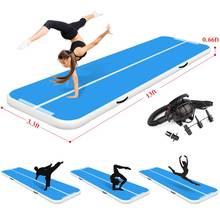 Airtrack 10ft/13ft/16ft/19ft Air Track Inflatable Gymnastics Tumbling Mat Training Yoga Cheerleading Mat for Home Use, Beach 2024 - buy cheap