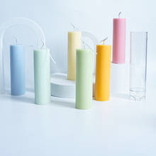 Цилиндрическая форма для свечей ручной работы ароматическая свеча diy Пластиковая форма для соевых свечей акриловая Пластиковая форма для изготовления свечей 2024 - купить недорого