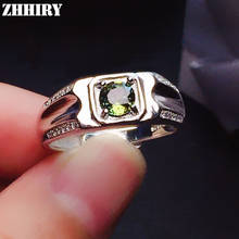 ZHHIRY натуральный жёлтый драгоценный сапфир кольцо из настоящего серебра 925 пробы кольца ювелирные украшения для женщин 5*5 мм 2024 - купить недорого