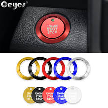 Ceyes Car Styling Stickers For Ford F150 Focus Fiesta Ecosport Taurus Auto Engine Start Stop Button Covers Ring Case Accessories 2024 - buy cheap