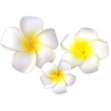 3 Pcs Hawaiian Plumeria Flower Headpiece Hairpin Barrette Hair Clip Accessory Fancy Dress for wedding 2024 - buy cheap