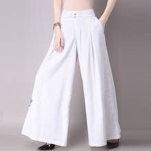 Pantalones de Yoga de pierna ancha para mujer, pantalón chino transpirable, Hanfu, Tai Chi, TA2386 2024 - compra barato