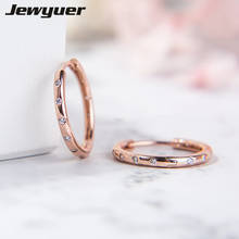 2017 New Droplets Hoop Earrings rose gold earring for women wedding brinco fine silver 925 Memnon jewelry wholesale ER095 2024 - buy cheap