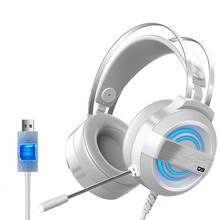 Auriculares USB con micrófono y sonido envolvente 7,1, cascos con Control de volumen para PC, portátil y ordenador, envío directo, novedad 2024 - compra barato