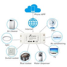 2020 Новый Умный дом переключатель Wi-Fi модуль AC90 ~ 220 В EWeLink умный Беспроводной светильник пульт дистанционного управления переключатель работы с Alexa Google Home IFTTT 2024 - купить недорого