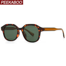 Peekaboo female square sunglasses for men leopard retro sun glasses for women uv400 dropshipping 2021 winter gifts cheap 2024 - buy cheap