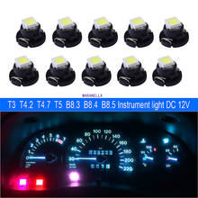 10x T3 T4.2 T4.7 T5 B8.3 B8.4 B8.5 LED Car light Bulb Luces LED Para 1 LEDs 1210 5050 SMD Auto Interior Side light 2024 - buy cheap