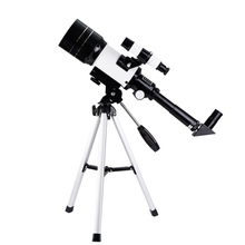 Астрономический телескоп 70 мм 300 мм, профессиональная уличная Зрительная труба со штативом для путешествий, подарок для детей и начинающих 2024 - купить недорого