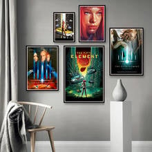 Póster de Fifth Element, película clásica de Scifi, pintura en lienzo, imágenes de pared, decoración del hogar, carteles e impresiones 2024 - compra barato
