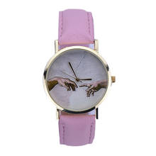 Часы женские de moda reloj de las mujeres niñas Casual de cuarzo de cuero con Dial relojes de mujer, reloj Montre Femme reloj XQ 2024 - compra barato