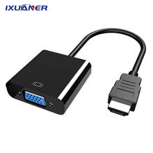 3.5mm HDMI To VGA Adapter Male To Female Converter Adapter 1080P Digital To Analog Video Audio Adapter Cable for PC Laptop HDTV 2024 - buy cheap