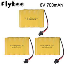 Batería NiCD de 6V, 700mAh, AA, ni-cd, 6v, recargable para juguetes Rc, coches, tanques, camiones, Robots, pistolas, barcos, 1-10 piezas 2024 - compra barato