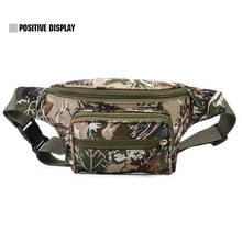 Camuflagem tático pacote de cintura dos homens saco de bum à prova dwaterproof água fanny pacote cintura hip cinto bolsa carteira bolso viagem correndo esporte bum 2024 - compre barato