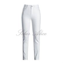 Free shipping 2020 women's spring and autumn new high-waisted small feet jeans stretch plus size outer skinny pencil pants 2024 - buy cheap
