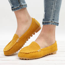 Women Flats Suede Candy Color Loafers Slip on Casual Flat Shoes Soft Ballet Flat Spring Moccasins Shallow Ladies Shoes Puls Size 2024 - buy cheap