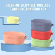 Funda de silicona con gancho para auriculares Xiaomi MI Redmi AirDots, estuche de carga para auriculares inalámbricos, TWS, Bluetooth 2024 - compra barato