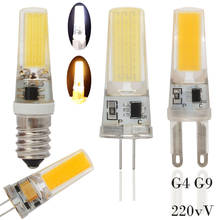 New Mini  G4 G9 LED Lamp Bulb Dimmable 7W COB SMD LED Lighting Lights AC/DC 12V E14 220V Replace 50W Halogen Spotlight Chandelie 2022 - buy cheap