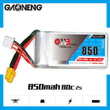2PCS GaoNeng GNB 850mAh 2S 7.4V 80C Lipo Battery With XT30 Plug For FPV Racing Drone RC Quadcopter Drone Helicopter Toy Parts 2024 - buy cheap