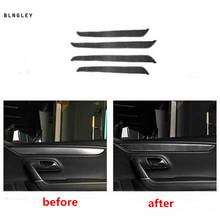 4pcs/lot Epoxy glue carbon fiber grain four Interior doors decoration cover for 2012-2016 Volkswagen VW passat B7 passat CC 2024 - buy cheap