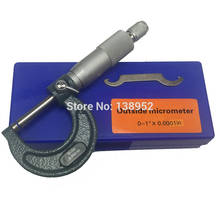 0-1" Outside Inch Micrometer Ratchet Stop Thimble micrometer 0.0001" 2024 - buy cheap