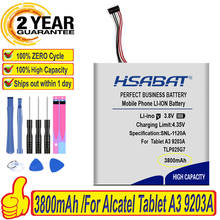 Top Brand 100% New 3800mAh TLP025G7 Battery for Alcatel Tablet A3 9203A Batteries + free tools 2024 - buy cheap