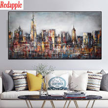 full Square Round 5d Diamond Embroidery sale Abstract City Landscape Diamond Painting 5d DIY Diamond Mosaic large decoration art 2024 - buy cheap