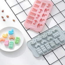 LoveLy Car Chocolate Silicone Molds Birthday Cake Decorating Tools Fondant Moulds DIY Candy Molds Kitchen Accessories For Baking 2024 - buy cheap