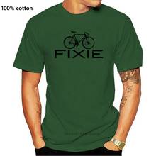 Camiseta fixie bikeer com engrenagem fixa bicicleta de velocidade única ciclinger hipster camiseta camisetas estilo verão 2024 - compre barato