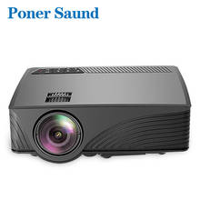 Портативный мини-проектор Poner Saund GP12 HD, опция Android 6,0, HDMI, USB, поддержка 1080p, домашний кинотеатр, Wi-Fi, светодиодный мини-проектор 2024 - купить недорого