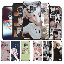 Capa de silicone macia preta, capa de celular sefumaça chanyeol exo para samsung galaxy s8 s9 s10 plus s10lite note8 note9 note10 2024 - compre barato