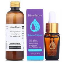Dimollaure 30g pure Kojic Acid whitening cream+Hyaluronic acid serum removal Freckle Acne scar pigmentt melanin Wrinkle cream 2024 - buy cheap
