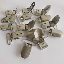 Metal Suspender Pacifier Clips Holders Round Dot Hole Face Clasp Plastic Insert 30pc 2024 - buy cheap