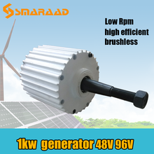 2021 Factory New Arrival 1KW 1000W Generator Alternator 48v 96v Low Rpm Generator With High Efficient Brushless Alternator 2024 - buy cheap