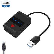 Mini transmisor de Audio estéreo inalámbrico con Bluetooth, adaptador de música óptico SPDIF Toslink RCA de 3,5mm Aux para TV, PC, PS4, XBOX 2024 - compra barato