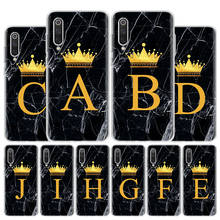 Letter Alphabet Crown A-J Cover Phone Case For Xiaomi Poco X3 GT X4 NFC M4 Pro M3 M2 F3 F2 F1 Mi Note 10 A3 A2 Lite A1 CC9E Fund 2024 - buy cheap