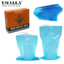 EMALLA 250PCS Tattoo Wash Bottle Bags Wash bottle Covers Sleeves Barrier Supplies for Tattoo Bottle Tattoo Accessories Supplies 2024 - buy cheap