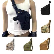 1pcs shoulder bag Storage Gun Bag Holster Men's Left Right Nylon Shoulder Bag Anti-theft Bag Chest Bag Hunting Outdoor 2024 - buy cheap