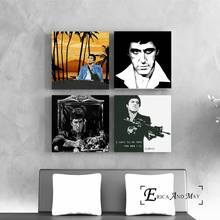 Scarface Movie Figure Artwork Posters And Prints Canvas Painting Wall Art Picture Vintage Poster Decorative Home Decor Quadro 2024 - buy cheap