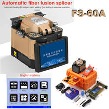 FS-60A Golden Fully Automatic 7s Welding 8s Heating 6700mAh 5' inch TFT LCD Fiber Optic Fusion Splicer +30mW OPM CFS-3 Kit Suit 2024 - buy cheap