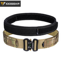 IDOGEAR 2 Inch Tactical Belt Quick Release Metal Buckle Laser MOLLE Mens Belts Camo 3415 2024 - buy cheap