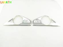 For Toyota Alphard 2016 ABS Chrome Front Head Fog Light Lamp Cover Trim Frame Sticker Molding Protector Accessories 2pcs/set 2024 - buy cheap