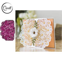 QWELL Flowers Lace Frame Metal Cutting Dies for Scrapbooking and Card Making Paper Embossing Craft New 2019 die cuts 2024 - buy cheap