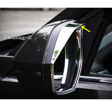 For VW Volkswagen Teramont Atlas 2017 2018 2019 2020 Car Rear Rearview Glass Mirror Frame Rain Shield Sun Visor Cover Eyebrow 2024 - buy cheap