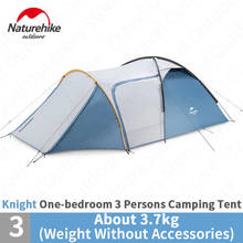 Naturehike Knight UPF50+ Camping Tent Outdoor Double Layer One room one hall Self-driving  Family Tent Waterproof Picnic Travel 2024 - buy cheap