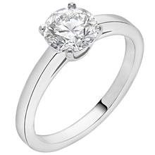 14K Au585 White Gold Ring Women Wedding Anniversary Engagement Party Ring Round Moissanite Diamond Elegant Trendy Cute Romantic 2024 - buy cheap