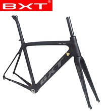 BXT, карбоновая рама, шоссейный велосипед T800 UD, стандартный Карбон 700c, велосипедная Рама, карбоновая рама для велосипеда с V-образным тормозом 2024 - купить недорого