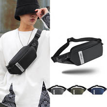 Waterproof Multi-Function Crossbody Bag For Men 2021 New Chest Bag Casual Sports Belt Bags Solid Color Male Banana Waist Pack 2024 - buy cheap